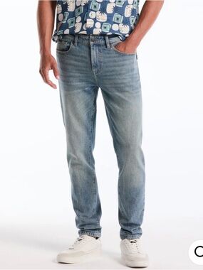 PENGUIN Men's Light INDIGO SLIM Straight Leg Jeans
